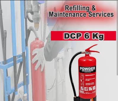 Refilling fire extinguisher
