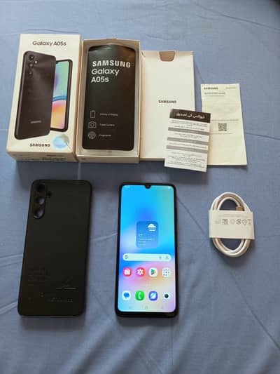 Samsung A05s, 6/128GB Complete Box