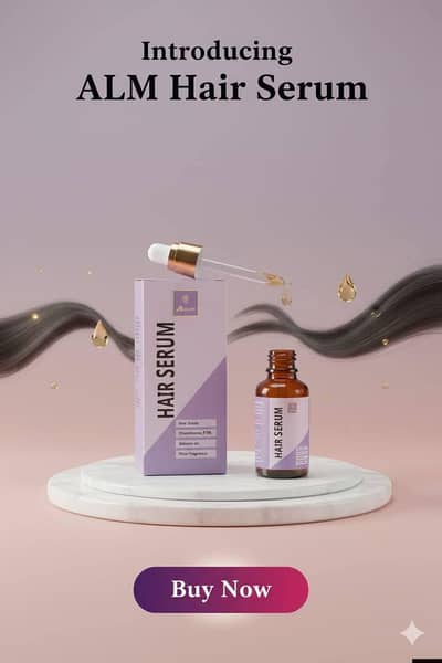 50% off on Alm Aura shine hair serum with 99.99 % natural ingredients