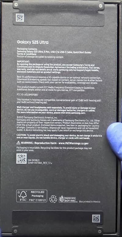 samsung s25 ultra 12 256