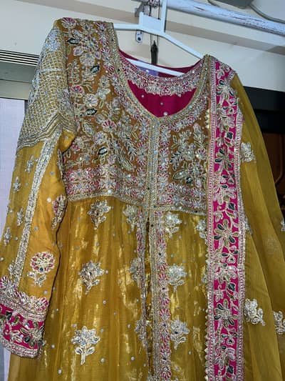 Bridal mehendi dress