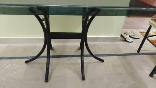 Glass Top Table for Sale Good Condition