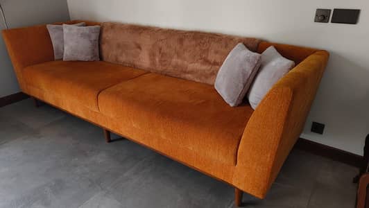 Very spacious almost new long sofa
