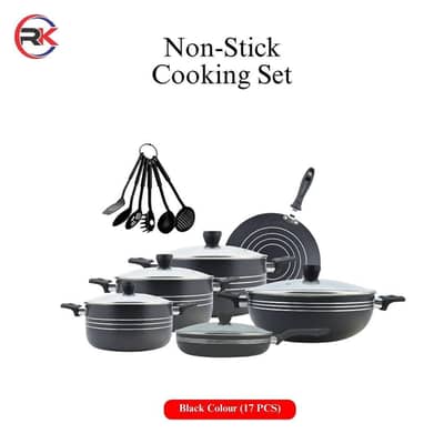 17 PCS NON STICK SET