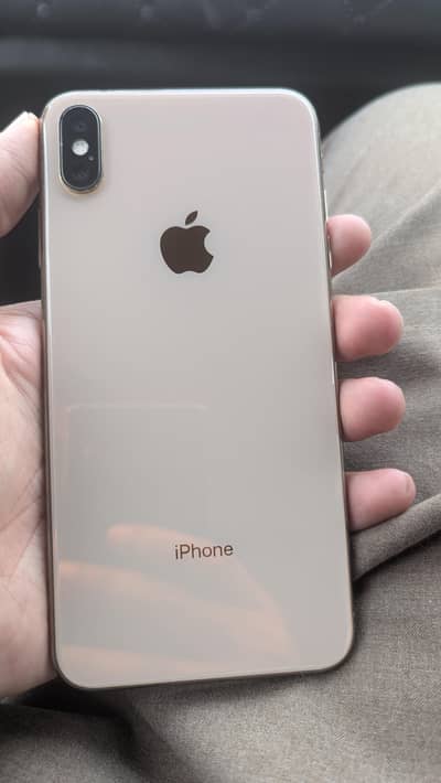 iphone xs max 256 gb non pta golden coler no exchange