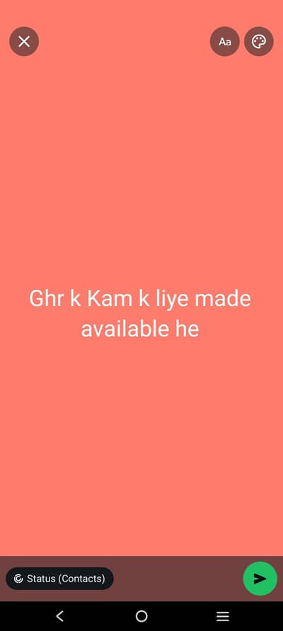 ghr k Kam k liye made available he only dha location
