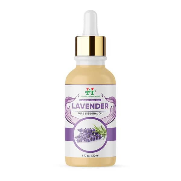 Husnain Organic Store 30ml Lavender Essential Oil for Skin Moisturizing and Sleep Improvement
