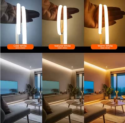 Waterproof COB LED Strip Light 12V 24V Flexible LED Neon Light