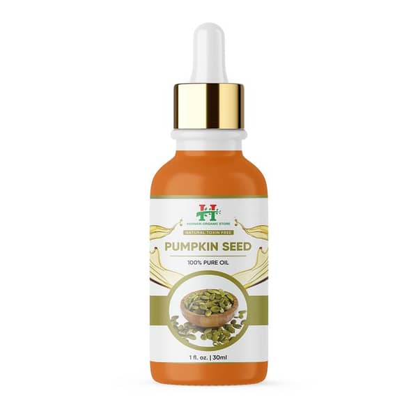 Husnain Organic Rogan Kaddu Pumpkin Seed Oil for Soft, Moisturized Skin | 100% Organic | 30ml