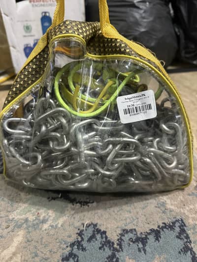 Heavy Duty Snow Chain for Car Tyres (Size: 15/16 inch)"