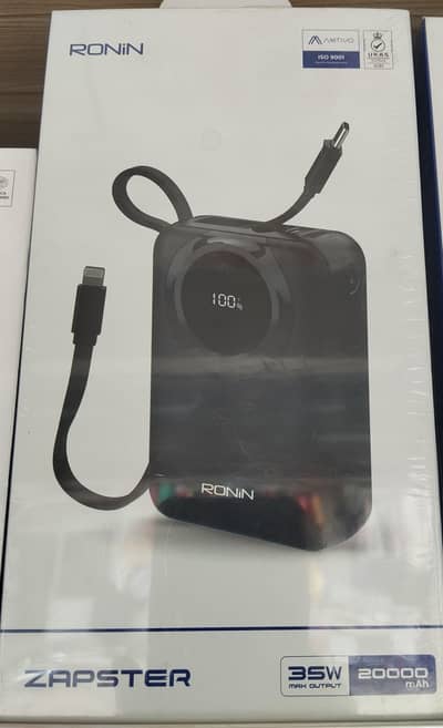 Ronin power bank 20,000Mah with 1 year warranty