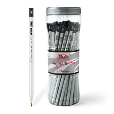 Dux Dx-7000 HB lead pencils packed in a 48 pcs jar