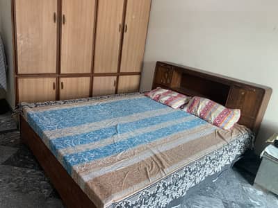 Wooden bed