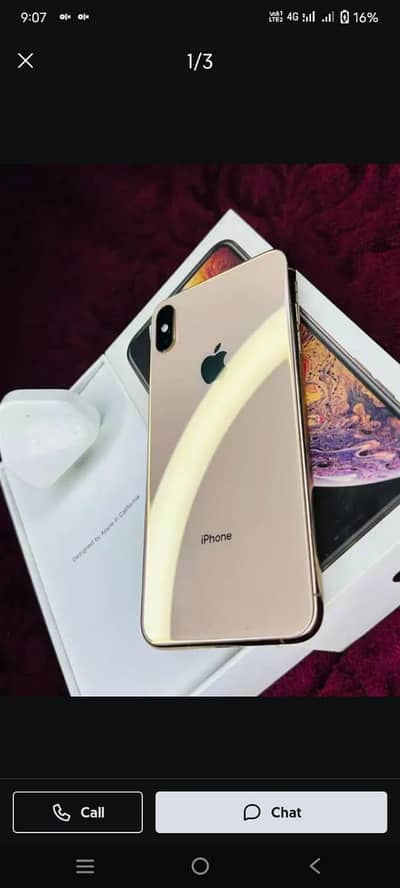 I phone xs max official pta , Whatsapp number 03491408599
