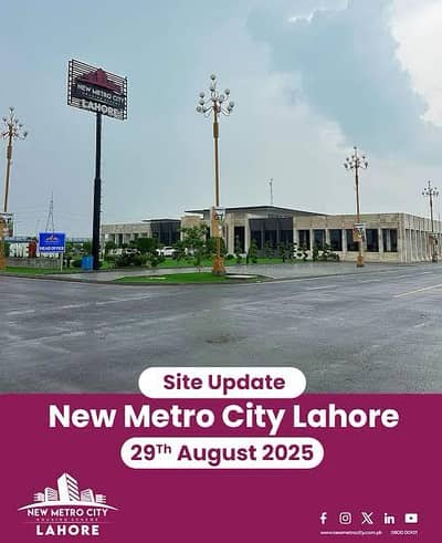 Book Your 3 Marla Plot on Easy Installments in New Metro City