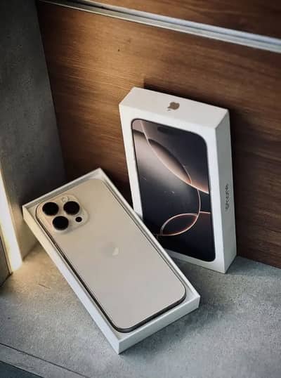 iPhone 16 Pro Max 256GB Factory Unlocked | 100% Health | Box.