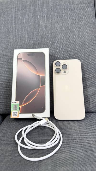 Iphone 16 pro max PTA Approved with Box in Warranty