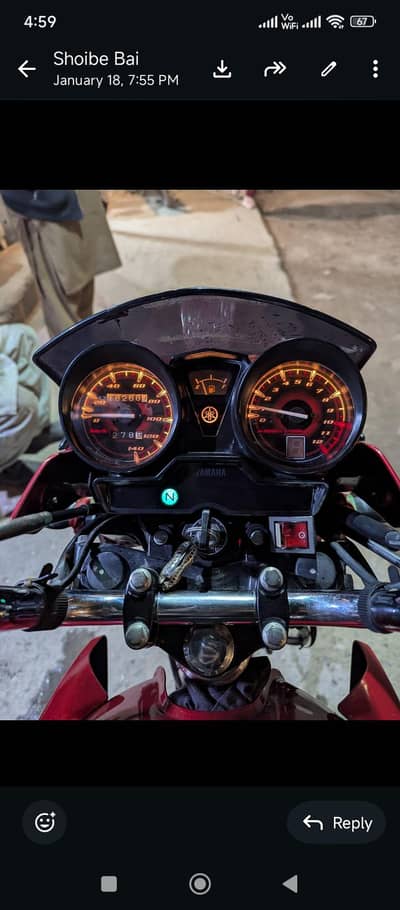 Yamaha ybr we have a good condition