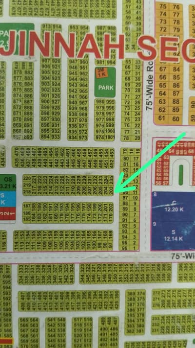 K Block 10 Marla Corner Plot For Sale In Jinnah Sector LDA City Lahore