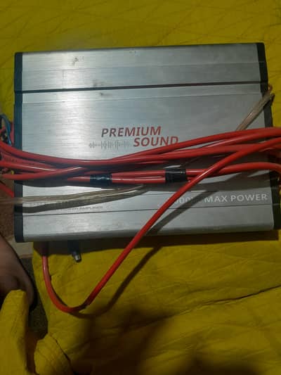 Amplifier and woofer