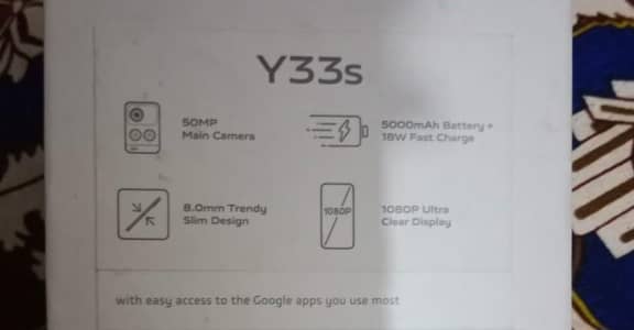vivo y33s 8/128