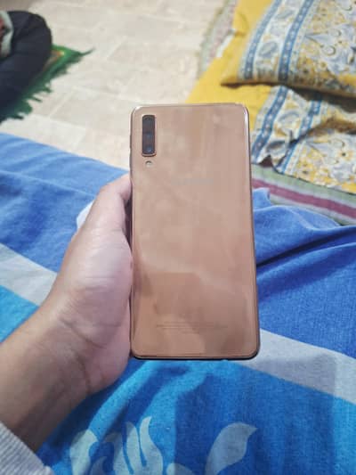 Pink Samsung A7 dual sim pta approved 128 gb