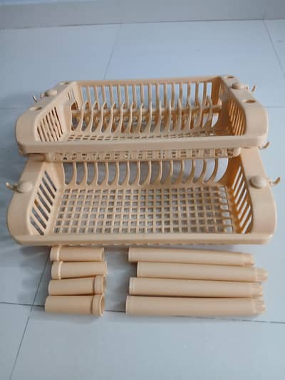 plastic rack double