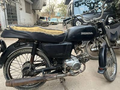 Honda Point convert in 70cc