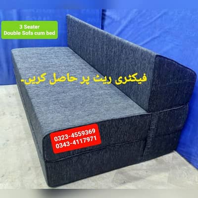 Sofa cum bed Molty double bed folding bed /Foam Mattress/Dining Table