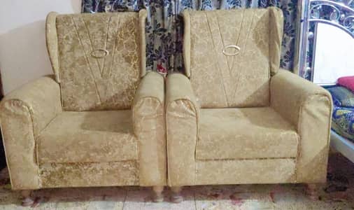 7 Seater Sofa Set - Wooden Sofa - Luxury Sofa - Sofa Set