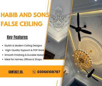 Fancy Ceiling\luxury ceiling\pop ceiling\gypsum ceiling\office ceiling