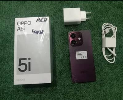 OPPO A5i 4.64 complete box 10 month wrnti ha 10/10 condition ha