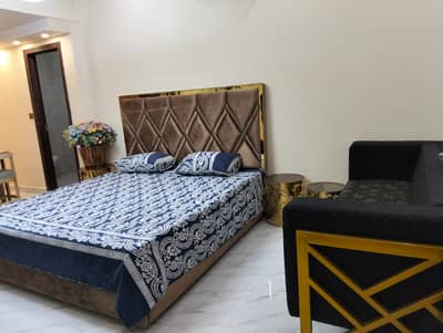 One Bed Apartment Furnished For Rent In Iqbal Block Like New Family Building