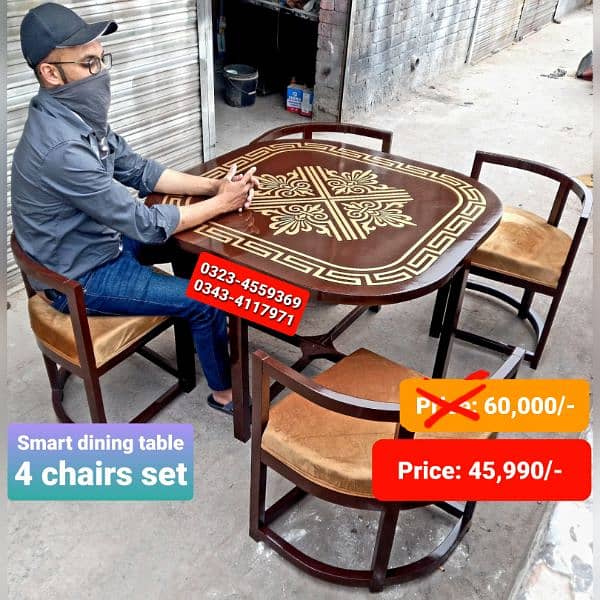 Dining table / Smart dining table / round table dining set / table 18