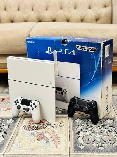 PS4 Jailbreak  Sealed | Glacier White 2 Original Controllers |