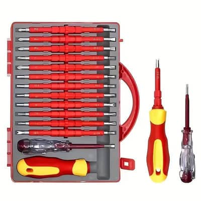 12 Pcs ABS Plastic Screwdriver Set - Essential Tool Kit