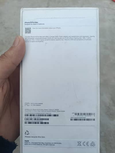 Apple iPhone 16 Pro Max JV original titanium colour