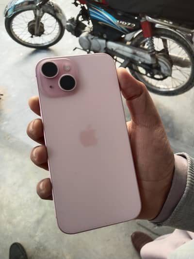 Iphone 15 256 non pta MDM  Water pack warranty  98%Health 165 recycle