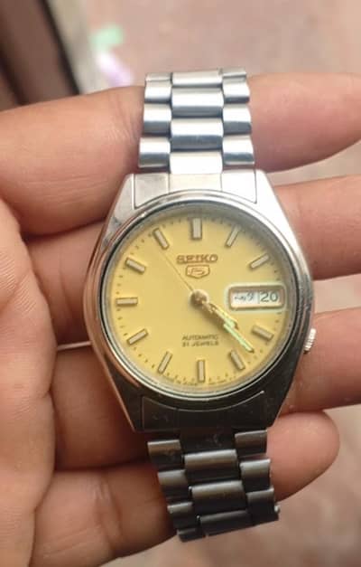 Seiko 5 Automatic Watch - 21 Jewels | Mechanic Watch