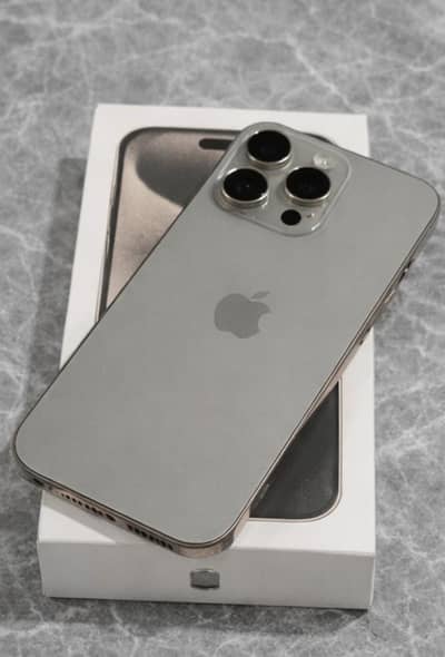 IPHONE 15 PRO MAX 256 GB PTA APPROVED  NATURAL TITANIUM