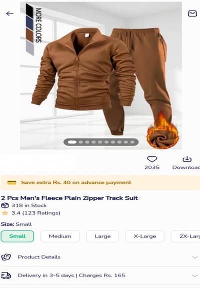 2 Piece mens Fleece Plain Tracksuit mens