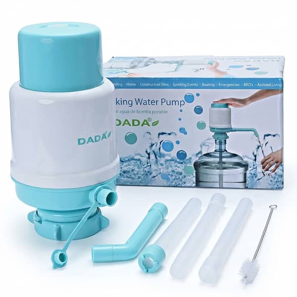 20 Liter Water Can Pump Dispenser | Manual Bottle Hand Press Jug | Large Capacity