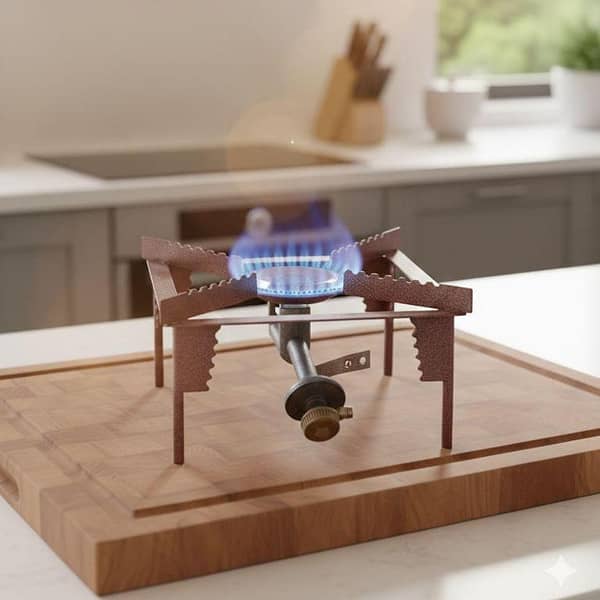 Heavy Duty Portable Gas Stove Burner - Single Burner Camping/Picnic/Outdoor Cooker