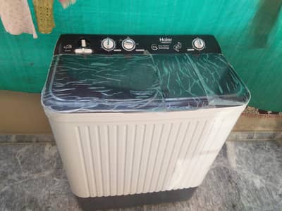 Haier HWM 100 CS - Twin Tub Semi Automatic  Washing Machine 10kg