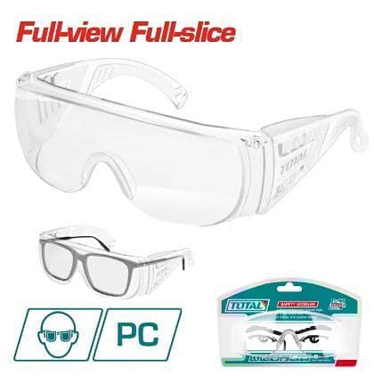 TOTAL Safety Goggles for Wearing the Corrective Glasse and Visitors Glasses TSP304