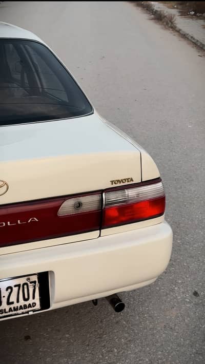 Corolla indus genuine taillights with garnish