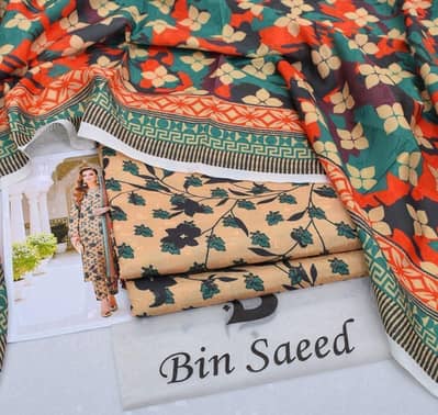 3 pc khaadi bin Saeed mix brand