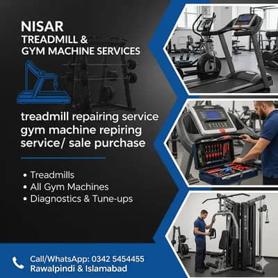 All Gym Machines Repair | Treadmill Services | Islamabad & Rawalpindi