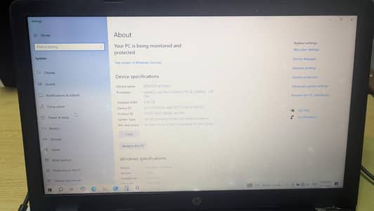 Hp Core i3-G6-6006U, 8Gb Ram, 500 GB HDD, Read Description before call