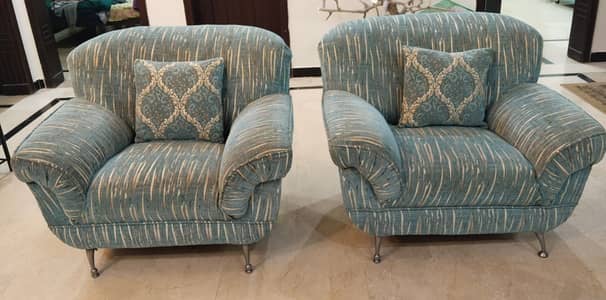 Comfortable 5 Seater Sofa Set for Sale – Used